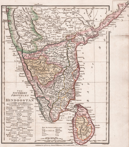 The Southern Provinces of Hindoostan 1809